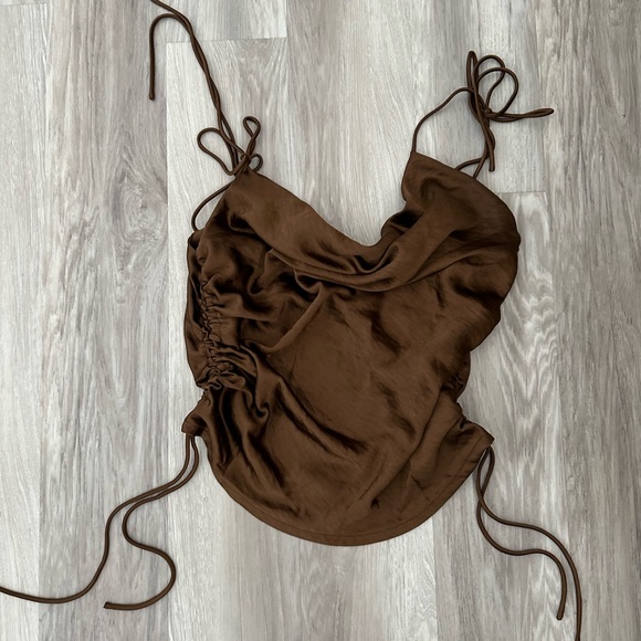 New Lioness String Along Top in Cocoa - Picture 2 of 7